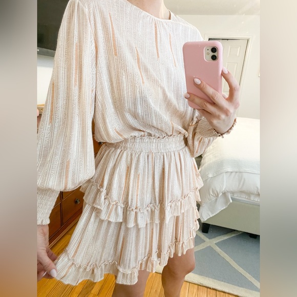 Misa Revolve Katia Dress in Blush Stripe - Picture 10 of 12